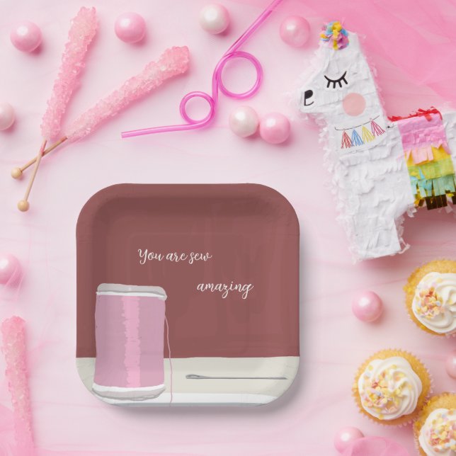 You are Sew Amazing  Paper Plates (Party)