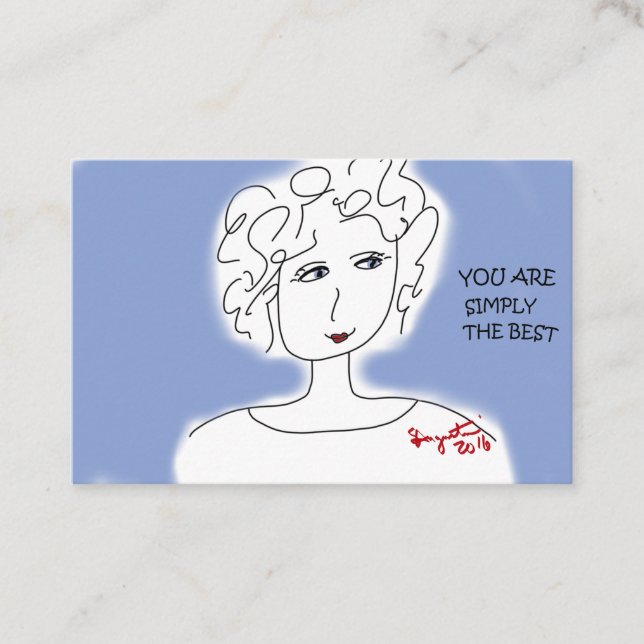 YOU ARE SIMPLY THE BEST - ENCOURAGE CARD (Front)