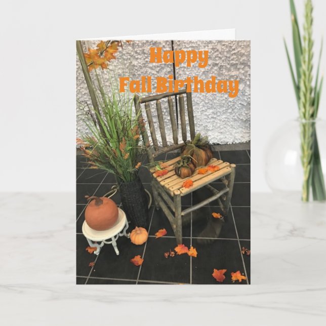 YOU ARE SO COOL & YOUR FALL BIRTHDAY WILL BE TOO~ CARD (Front)