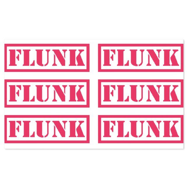 You are so Flunked! Self-inking Stamp (Design)