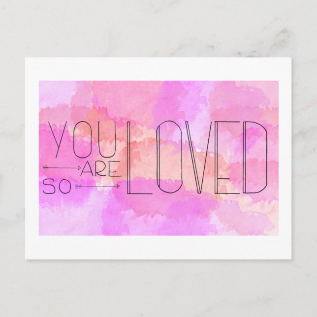 You Are So Loved Postcard (Front)