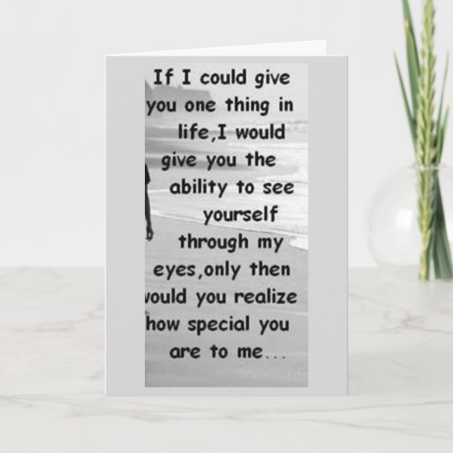 YOU ARE SO **SPECIAL TO ME** LOVE CARD FOR YOU (Front)