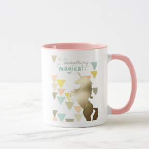 You Are Something Magical Gold Unicorn Mug
