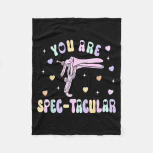 You Are Spec-tacular Speculum Obgyn Valentine Day Fleece Blanket