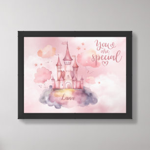 You are Special Palace on the Pink Cloud  Framed Art