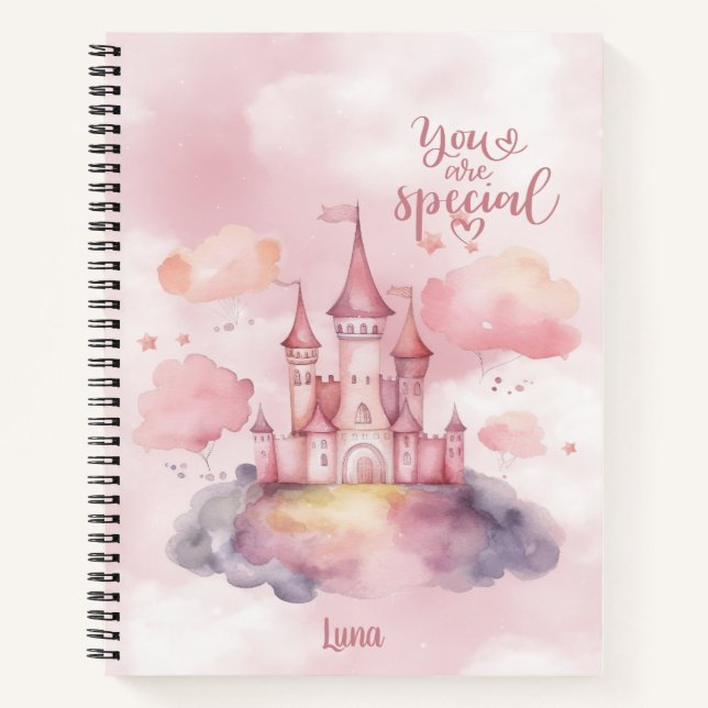 You are Special Palace Pink Cloud customizable Notebook (Front)