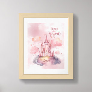 You are Special Place on the Pink Cloud Framed Art