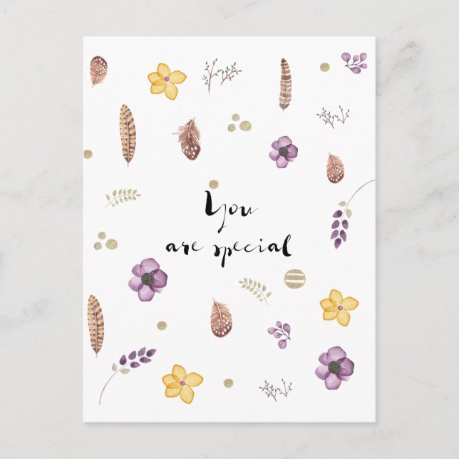 You are Special Postcard (Front)