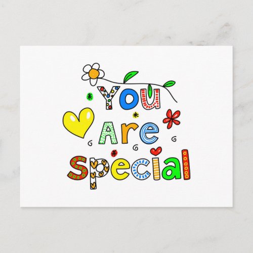 You Are Special Postcard