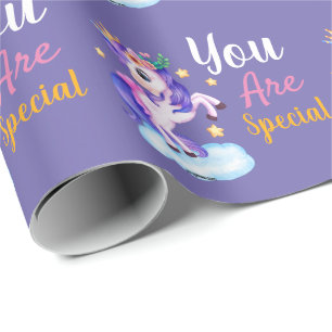 You are special unicorn  wrapping paper
