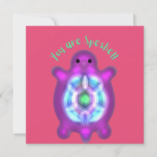 You Are Speshell Turtle Personalized Gift  Invitation