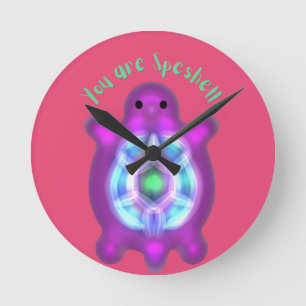 You Are Speshell Turtle Personalized Gift T-Shirt Round Clock