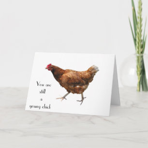 "YOU ARE STILL A YOUNG CHICK 50th" BIRTHDAY Card
