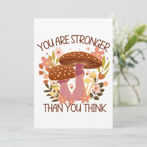 You Are Stronger Than You Think Holiday Card
