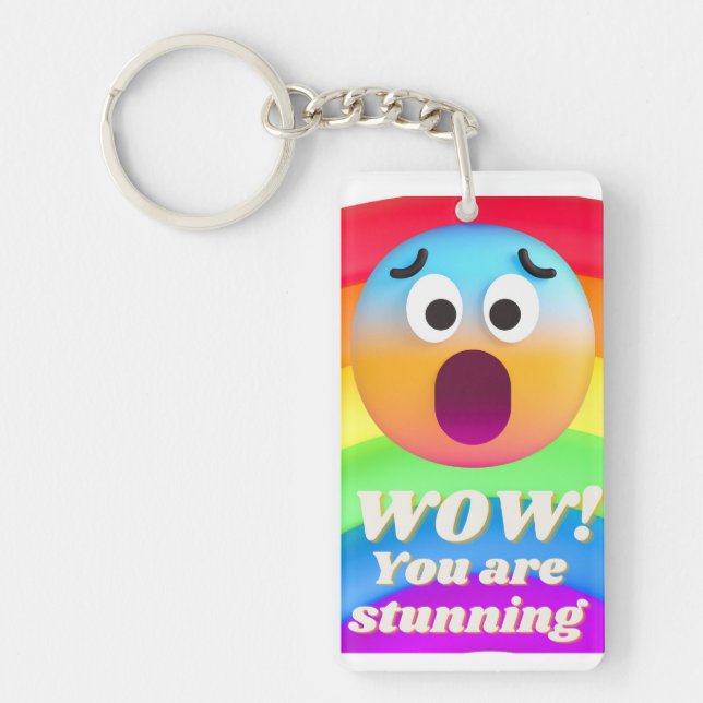 you are stuning  keychain (Front)