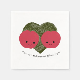 You are the Apple of my Eye Napkins