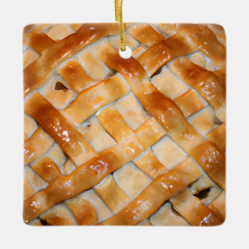You are the Apple of my Pie  Funny Food Pun  Ceramic Ornament