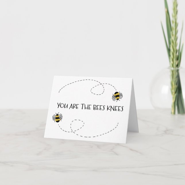 You Are The Bees Knees Holiday Card (Front)