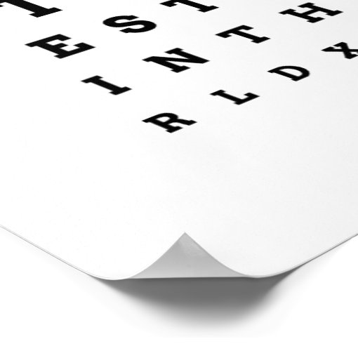 You are the Best Mom in the World eye chart Zazzle