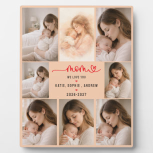 You Are The Best Mom In This World   Personalized  Plaque