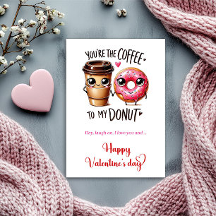 You are the coffee to my donut I love you Holiday Card