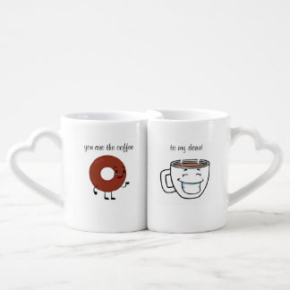 you are the coffee to my donut mug set