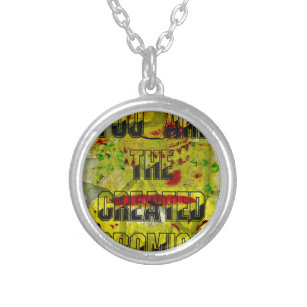You are the created promise silver plated necklace