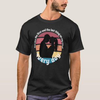 You Are the First and Last Romantic Silhouette Des T-Shirt