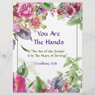 You Are the Hands Personalized Paper