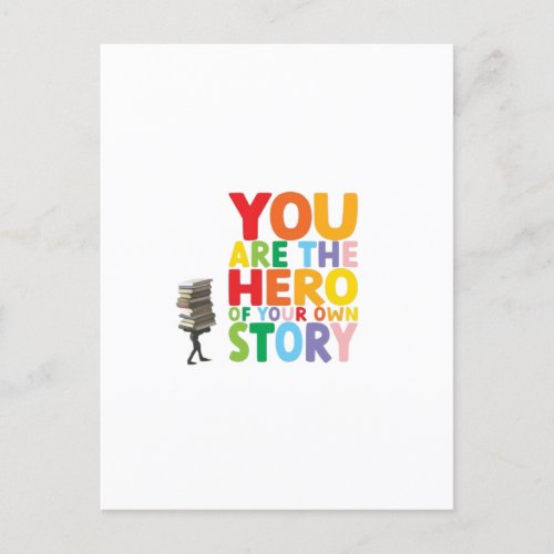 YOU ARE THE HERO POSTCARD