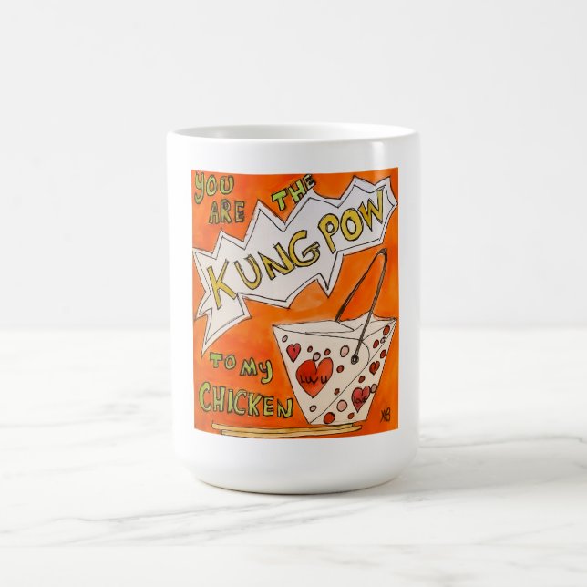 You are the Kungpow Coffee Mug (Center)