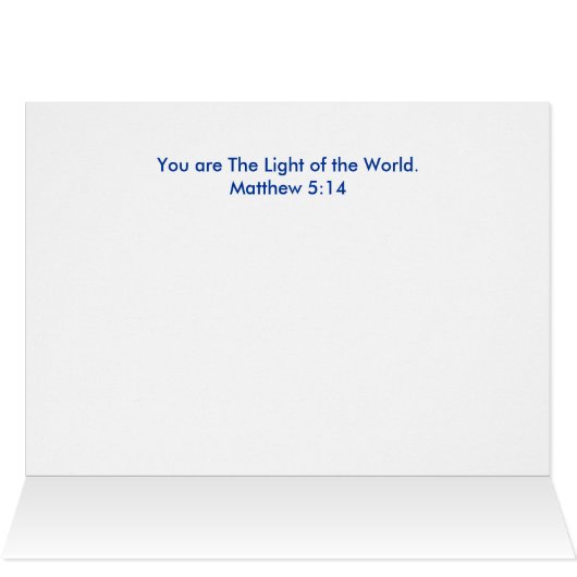 You are The Light of the World (Inside Horizontal (Top))