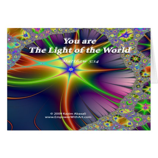 You are The Light of the World (Front Horizontal)