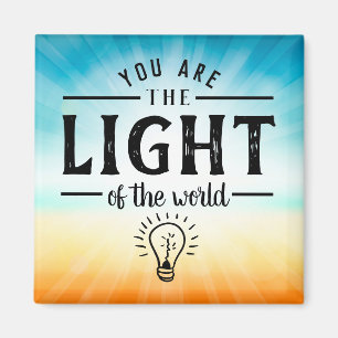 You Are the Light of the World, Bible Verse Design Magnet