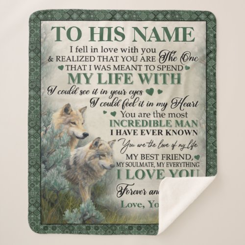 You are the love of my life _ Blanket personalized