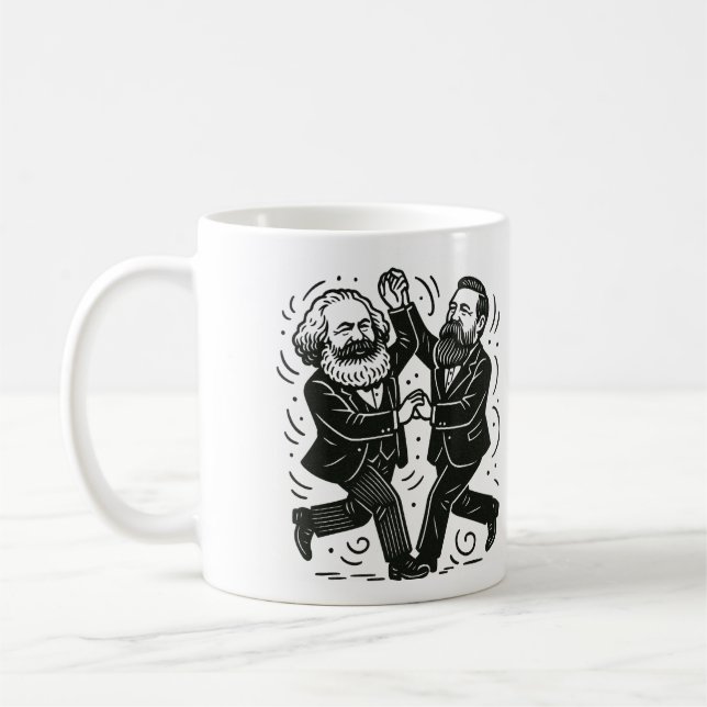 You are the Marx to my Engels Valentine Card Coffee Mug (Left)