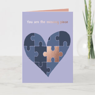 You are the missing piece holiday card