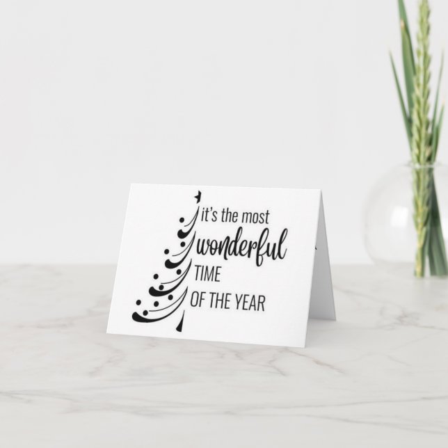 *YOU* ARE THE MOST WONDERFUL PART OF MY YEAR HOLIDAY CARD (Front)