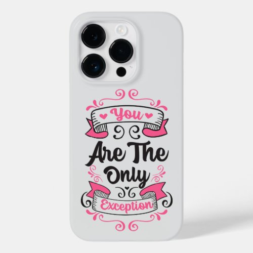 You Are the Only Exception Paramore Lyrics Quote Case_Mate iPhone 14 Pro Case