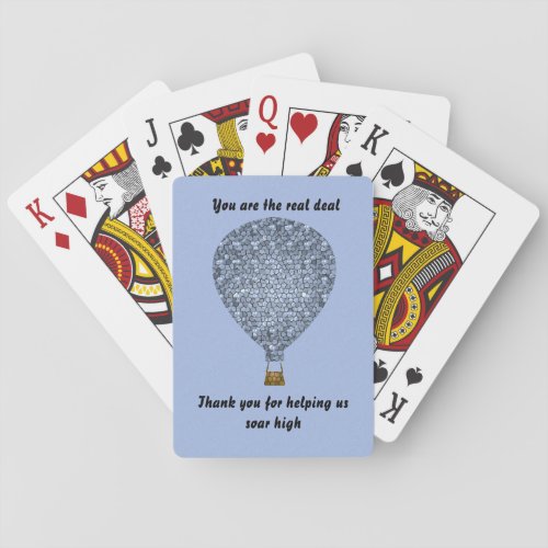 You Are the Real Deal Employee Appreciation Sales Playing Cards