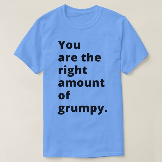 You Are The Right Amount Of  Funny Valentines Day  T-Shirt (Design Front)