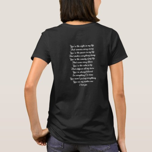 You Are the Right in My Life T_Shirt