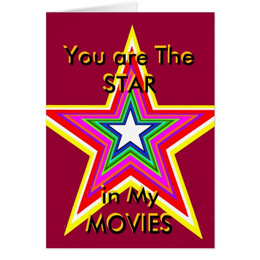 You are The STAR The MUSEUM Zazzle Template (Front)