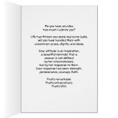 You are the strongest woman that I know (Inside (Right))