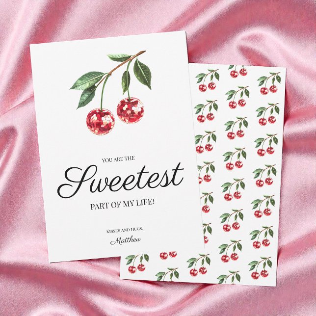 You Are the Sweetest Fruit Valentines Day for Her Holiday Card (You Are the Sweetest Fruit Valentines Day for Her Holiday Card)