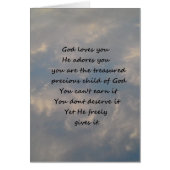 You Are the Treasured Child of God (Front)