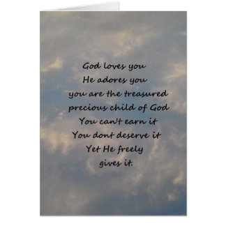You Are the Treasured Child of God Cards