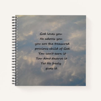 You Are the Treasured Child of God Notebook