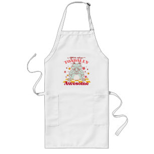 "You Are Toadally Awesome" Cute Frog Pun Long Apron