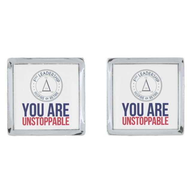 You are Unstoppable Cuff links (Front)